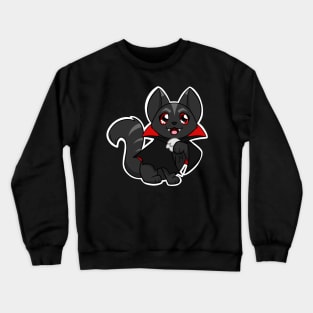 Vampire Cat Crewneck Sweatshirt